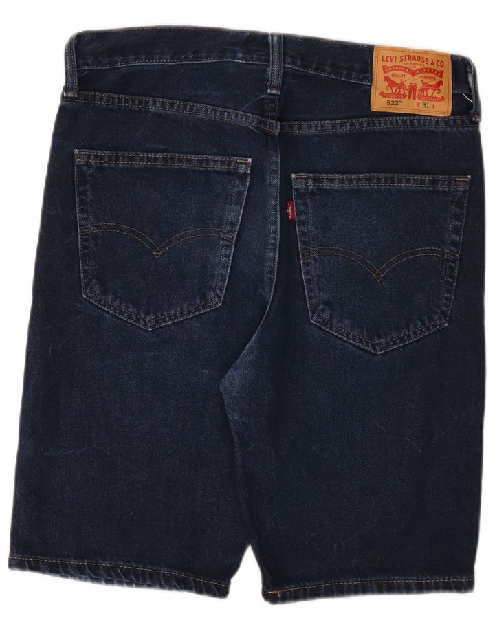 Męskie spodenki jeansowe Levi's 522 W31 Średni granat