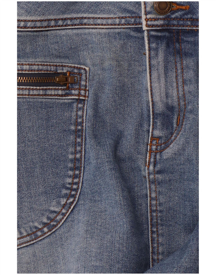 PRANA Damska spódnica dżinsowa z wysokim stanem us 2 XS W26 Niebieska bawełna