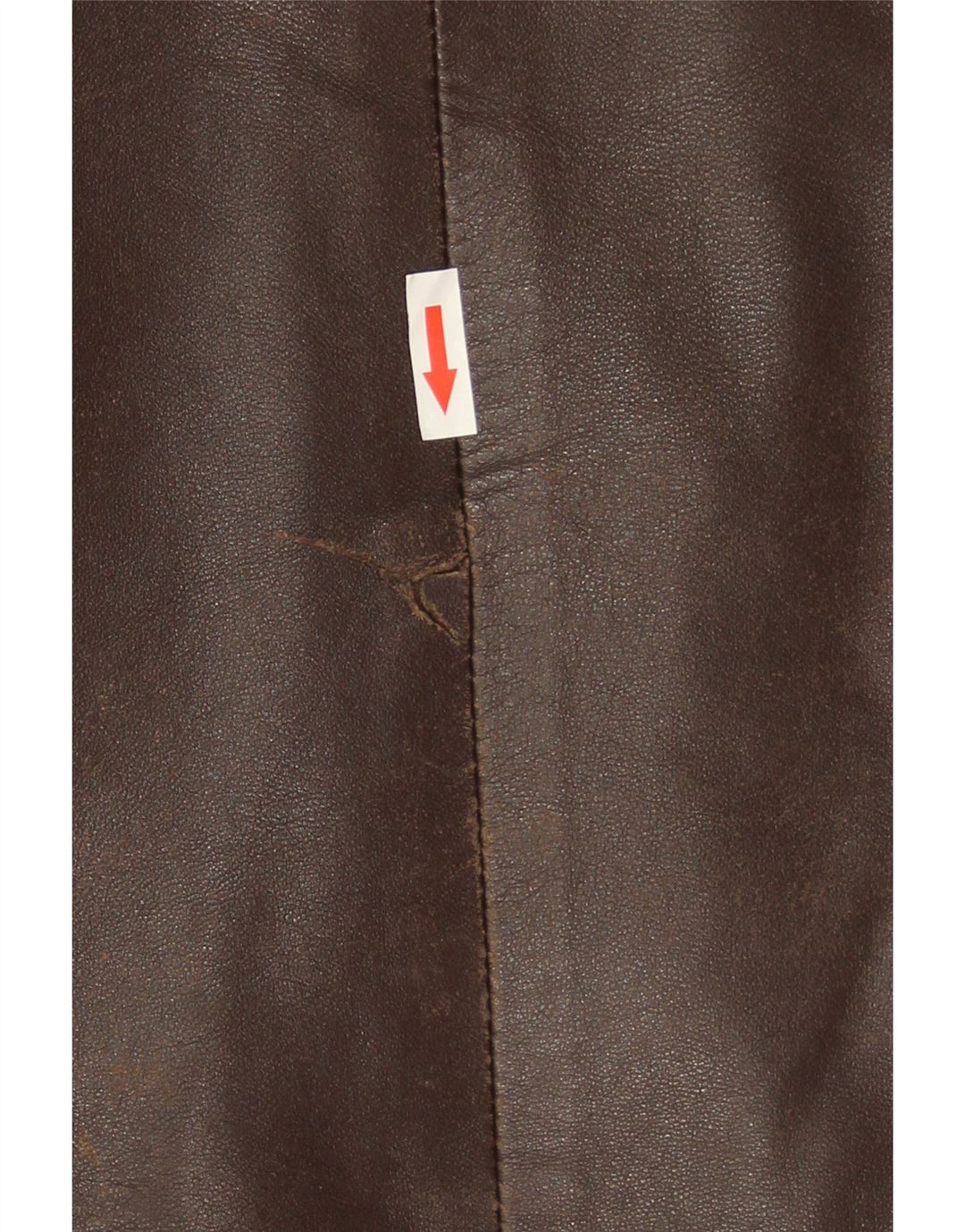 Vintage męska kurtka skórzana UK 44 2XL brązowa