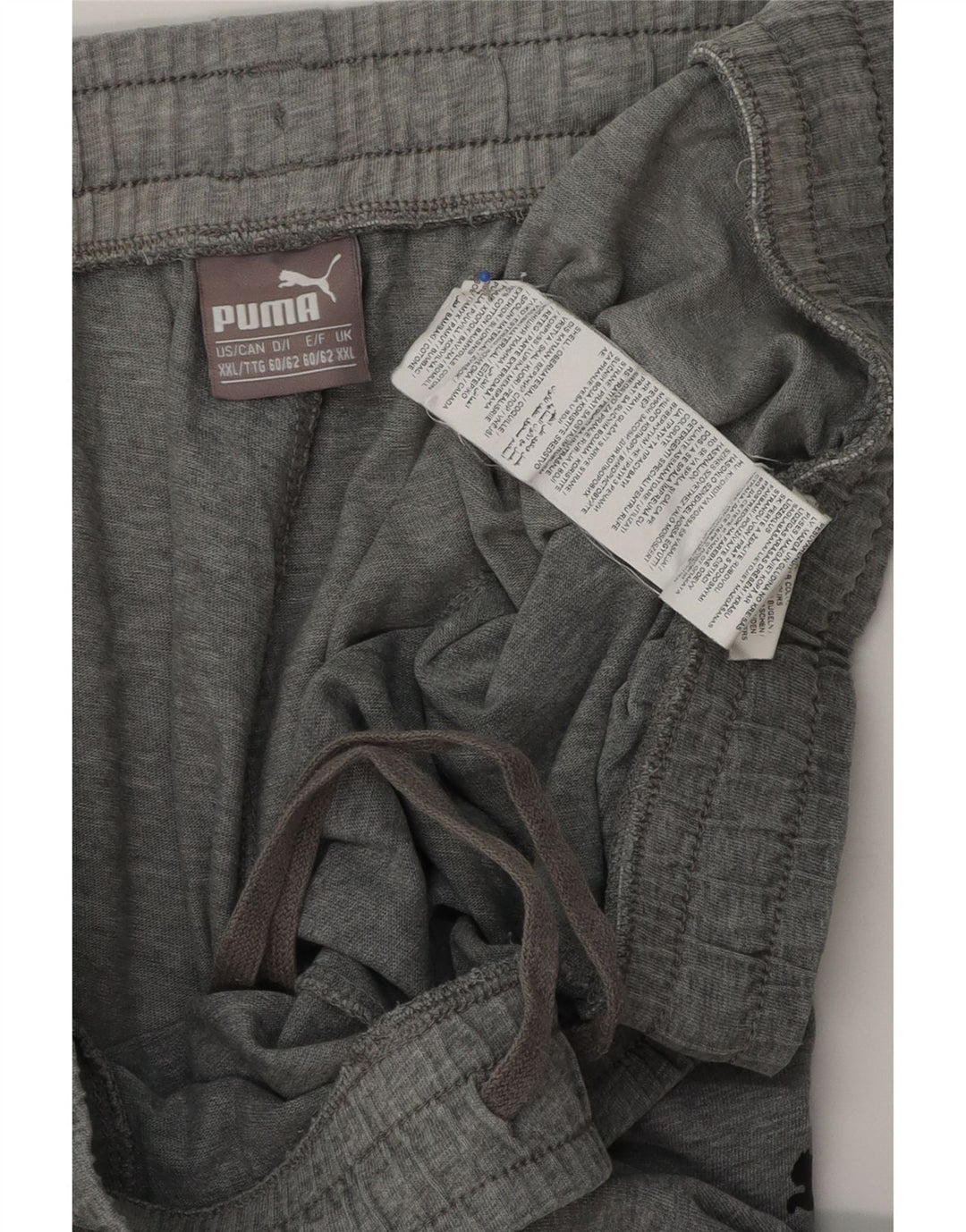 Męskie spodenki sportowe PUMA z grafiką 2XL, szara bawełna