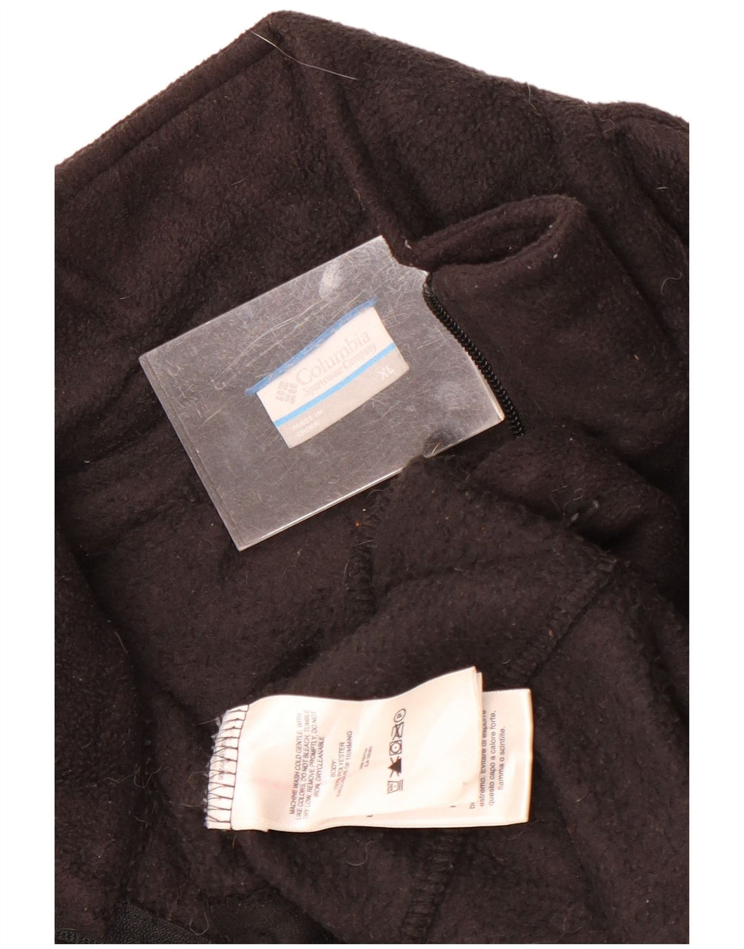 Męska kurtka polarowa Columbia UK 42 XL, czarna, poliestrowa