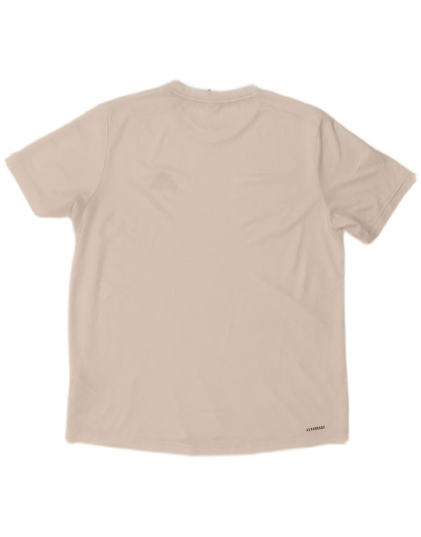 Męska koszulka Adidas Aeroready Top Medium White Polyester