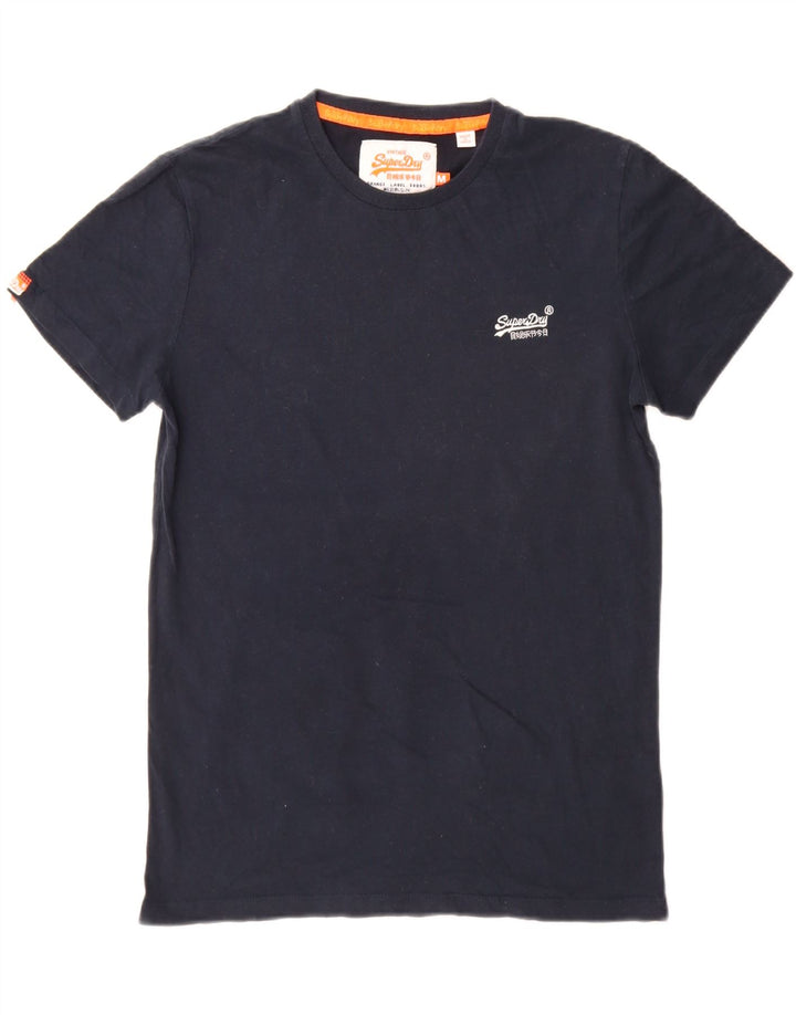 T-shirt męski Superdry, średni, granatowy, bawełniany