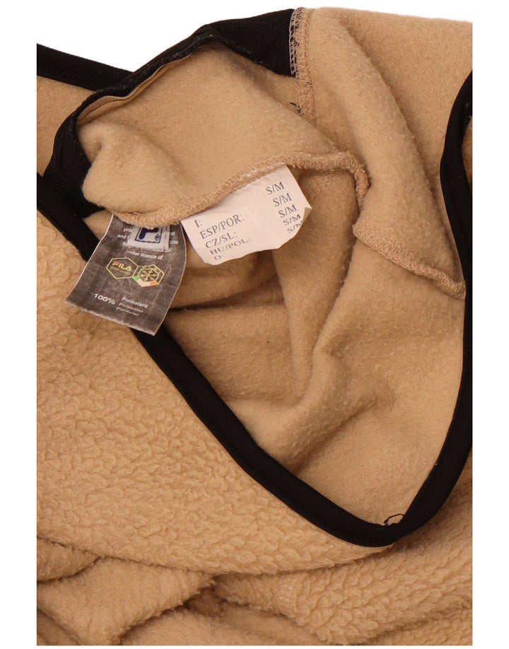 Damska kurtka polarowa FILA UK 38, średni beż, poliester