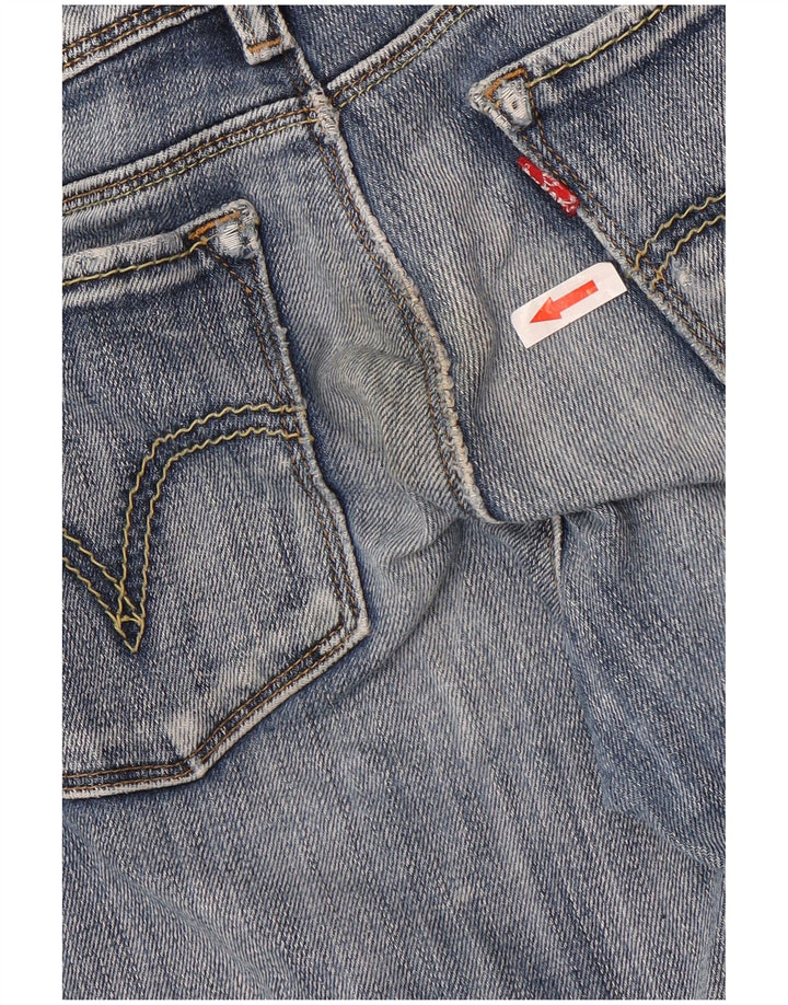 Damskie jeansy Levi's 571 Slim W31 L28 Niebieskie bawełniane
