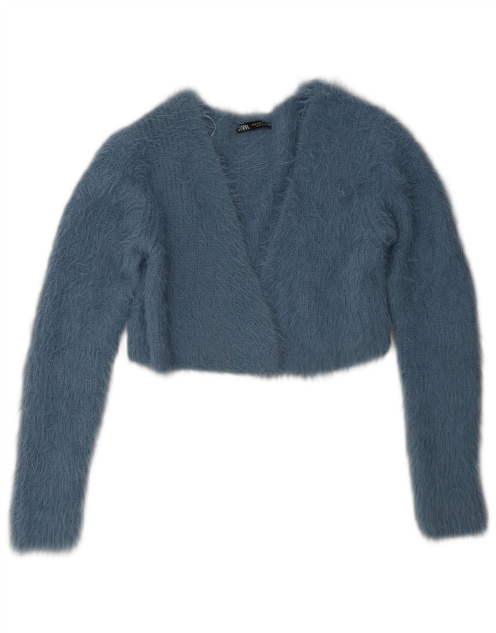 Sweter damski Zara Bolero UK 10, mały, niebieski