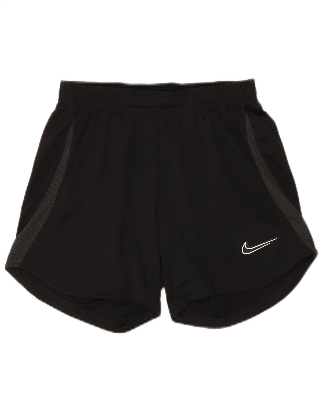 Damskie spodenki sportowe Nike Dri Fit UK 8, małe, czarne, poliestrowe