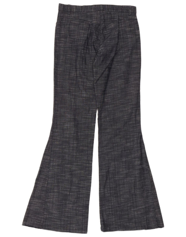 Spodnie damskie Morgan Flare EU 38 Medium W28 L32 Granatowe nakrapiane