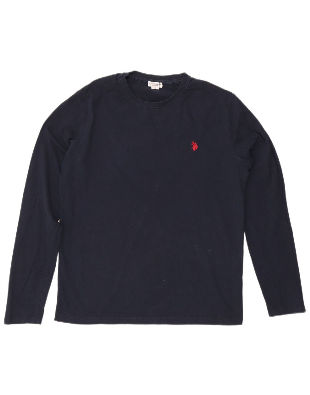 US Polo Assn. Top męski z długim rękawem, średni, granatowy, bawełniany
