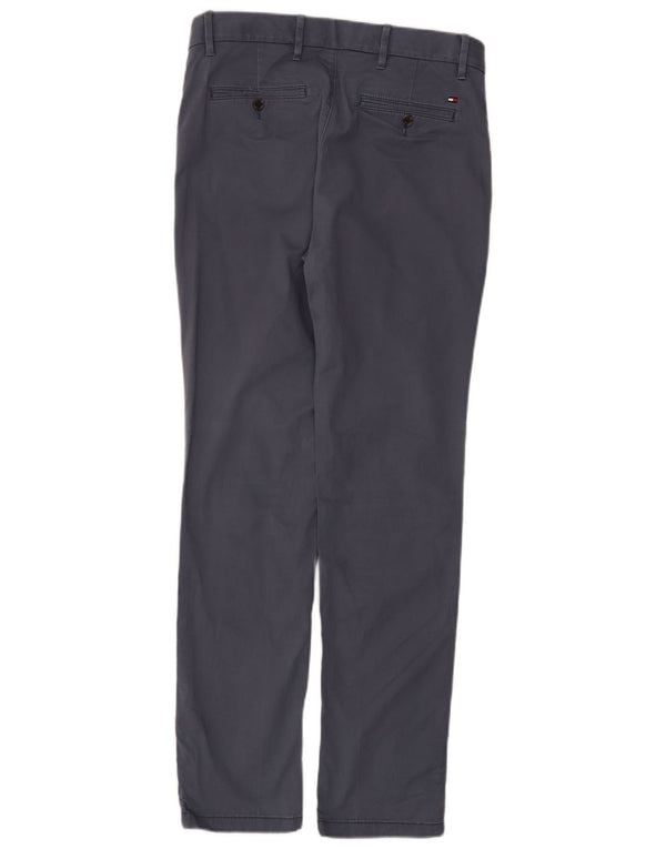 Męskie spodnie Chino Slim Tommy Hilfiger W31 L32 Granatowa bawełna
