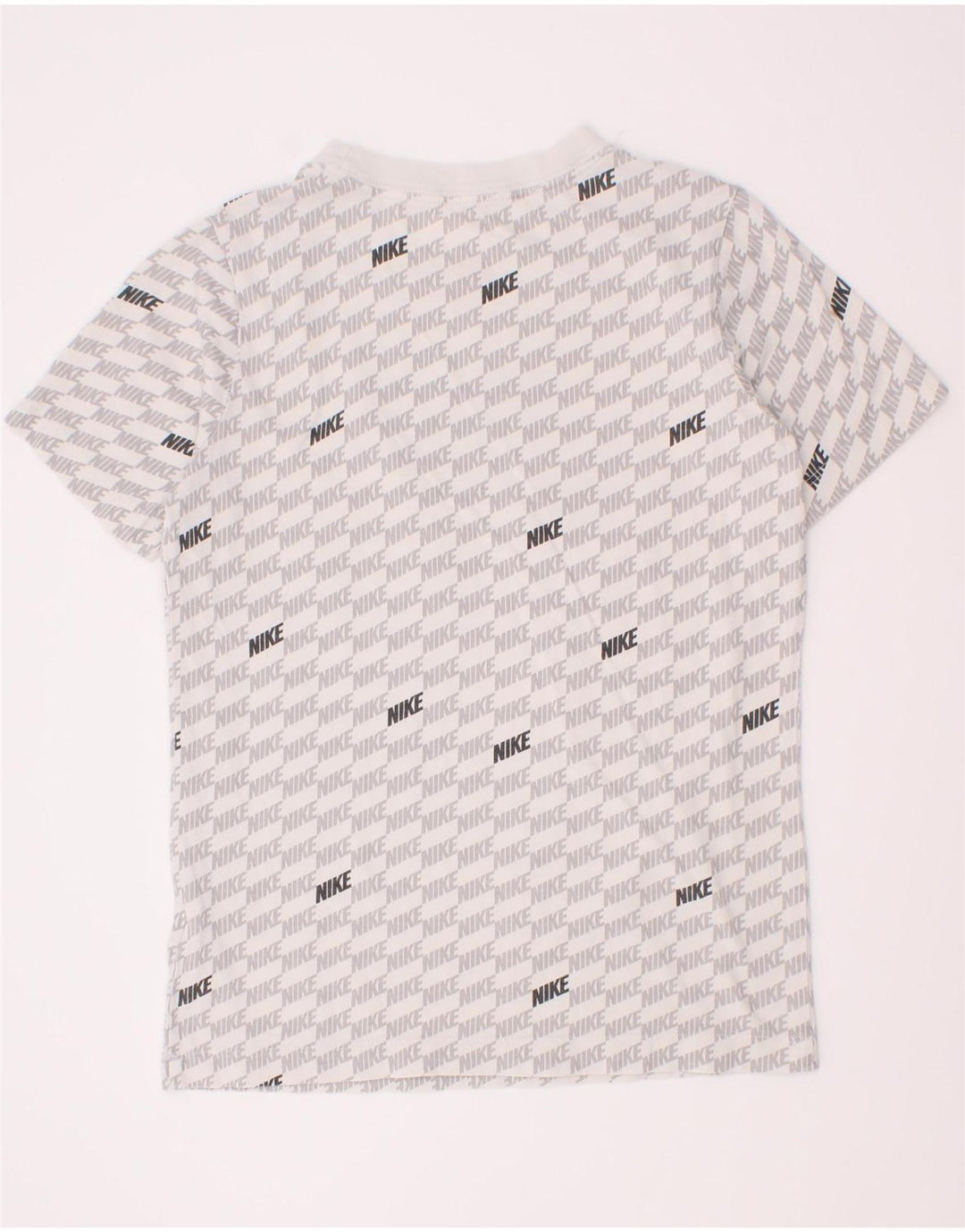 Chłopięcy T-shirt z grafiką Nike na 10-11 lat, średni biały