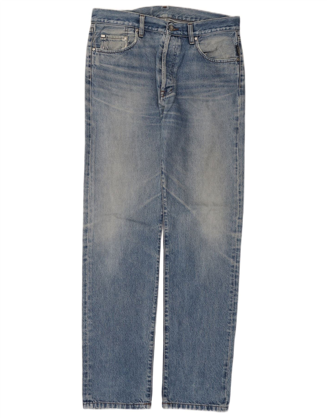 Męskie proste dżinsy LACOSTE W34 L34 niebieskie