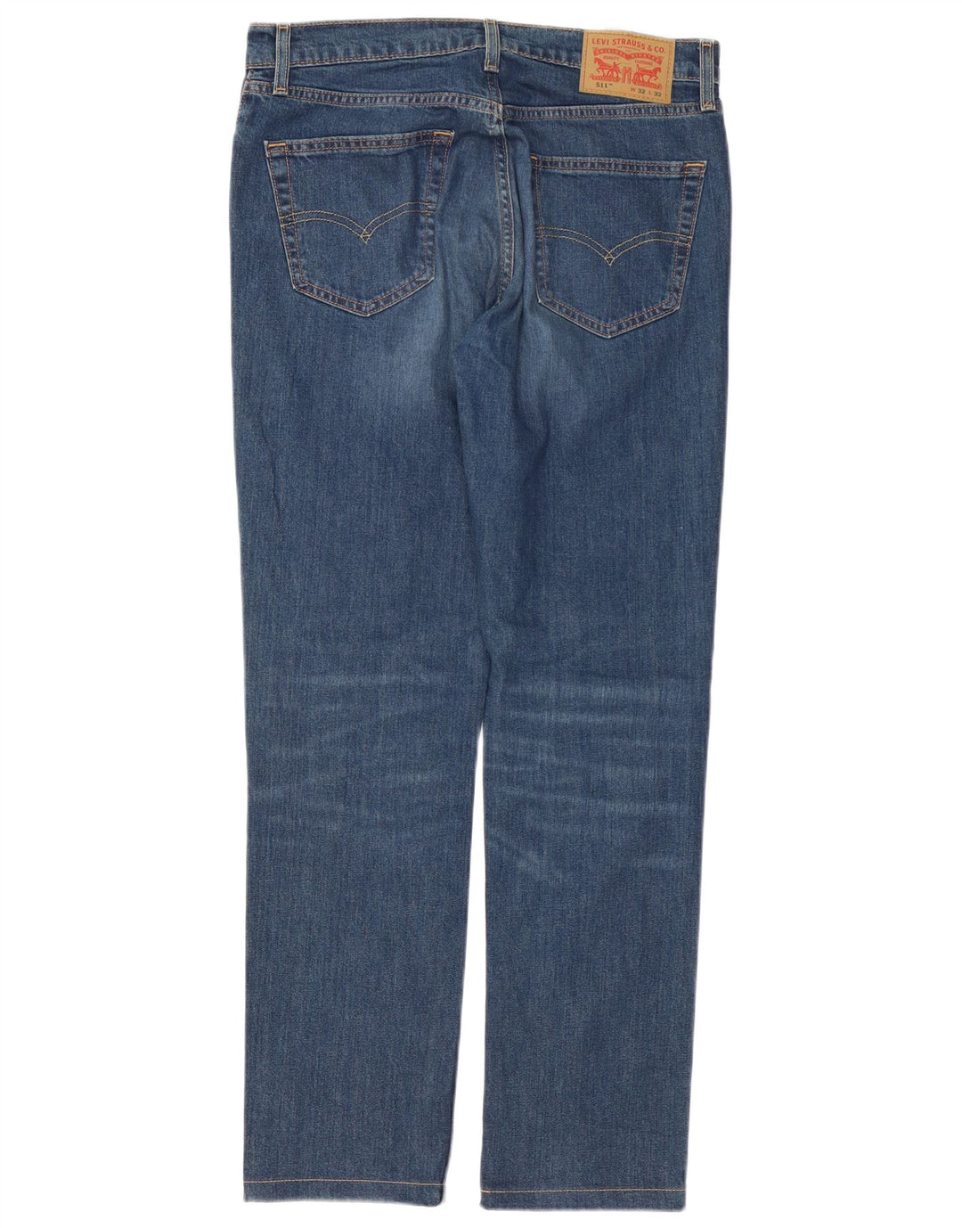 Męskie jeansy LEVI'S 511 Slim W32 L30 Niebieska bawełna