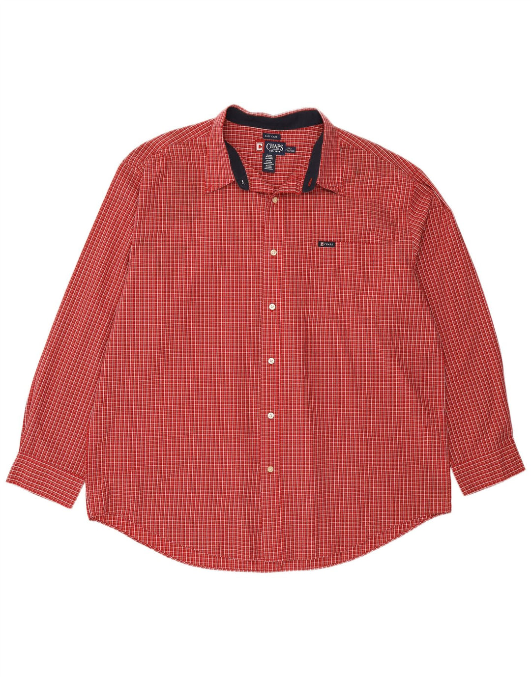 Koszula męska Chaps 2XL, bawełniana w czerwoną kratę