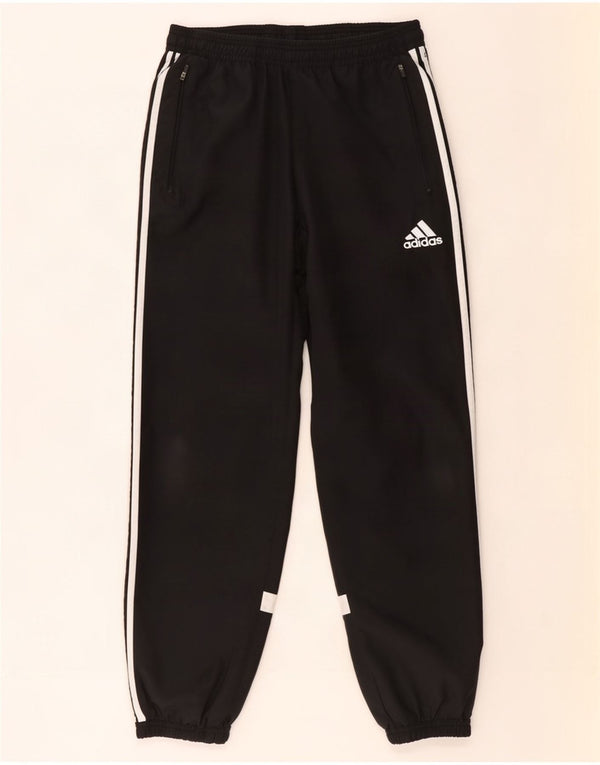Adidas Męskie spodnie dresowe Joggery Średni czarny poliester z blokami kolorów