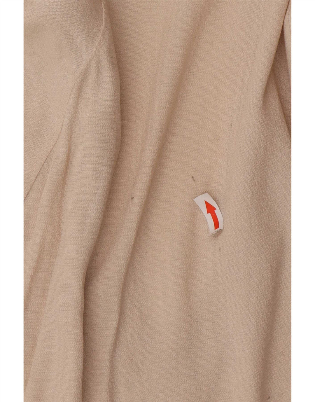 Damska tunika oversize Zara UK 10, mała, beżowa, poliester