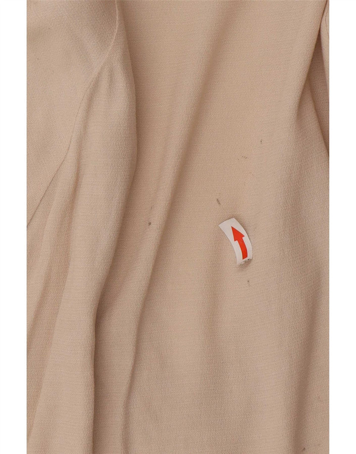 Damska tunika oversize Zara UK 10, mała, beżowa, poliester