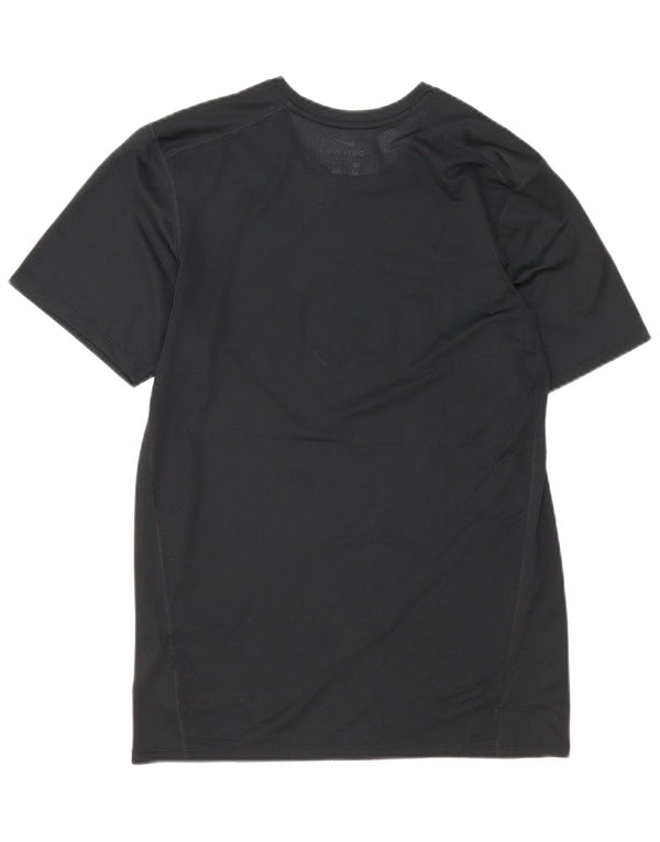 Męski T-shirt Nike Dri Fit, mały, czarny poliester