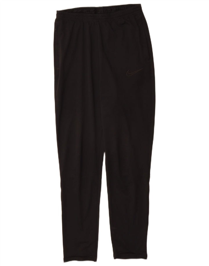 Męskie spodnie dresowe Nike Dri Fit, małe, czarne, poliestrowe