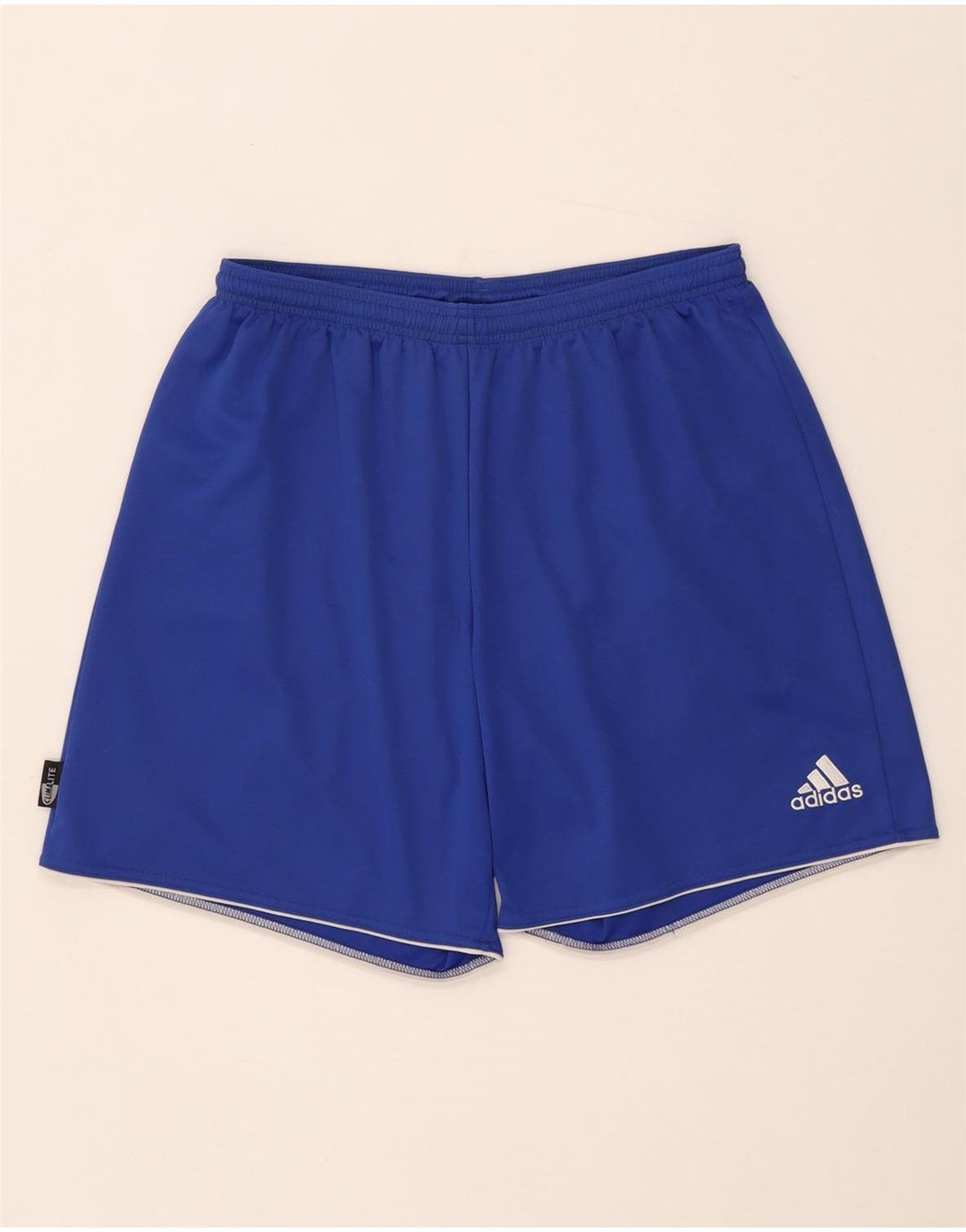 Męskie spodenki sportowe Adidas, duże, niebieskie, poliestrowe