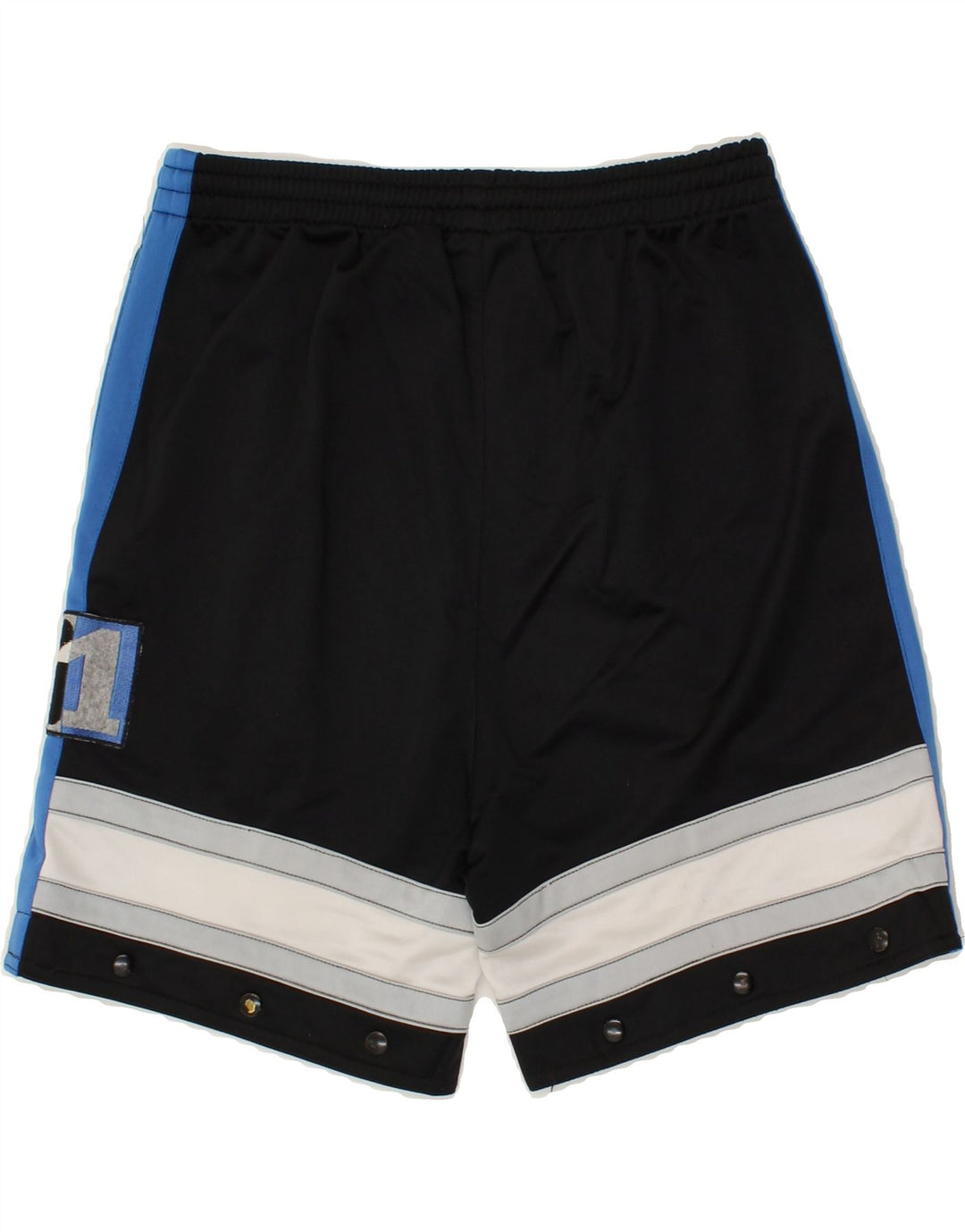 LOTTO Mens Sport Shorts Size 38/40 Medium Black Colourblock Polyester | Vintage Lotto | Thrift | Second-Hand Lotto | Used Clothing | Messina Hembry 
