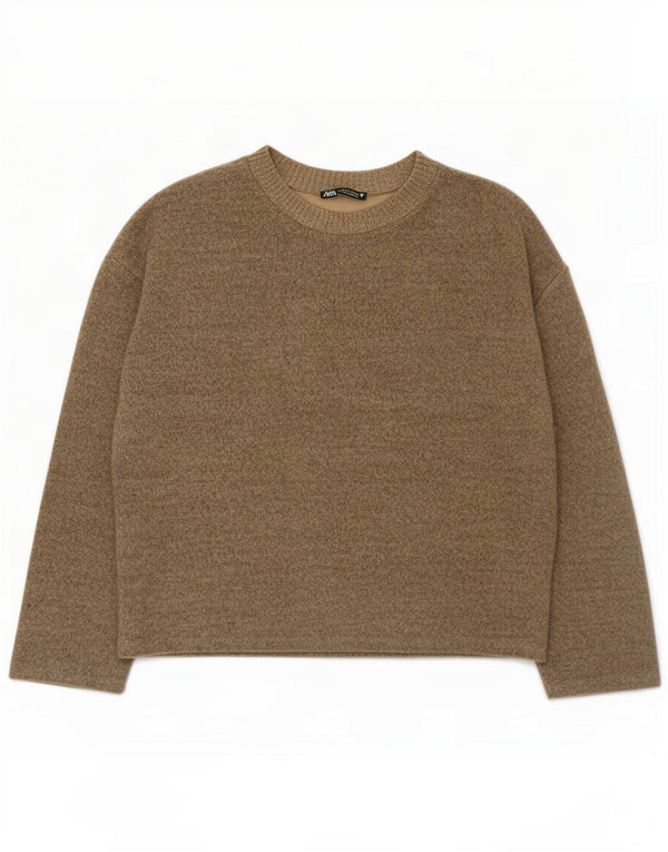 Bluzka damska Zara Top UK 14 Medium Brown Flecked
