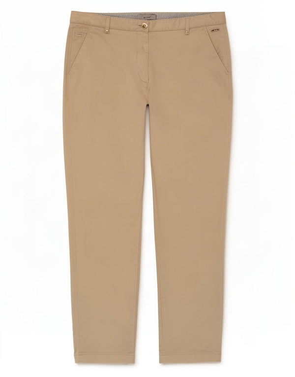 Spodnie Chino Marks & Spencer Damskie UK 16 Large W36 L29 Beżowe