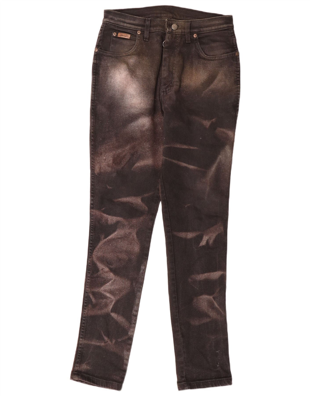 Damskie jeansy Wrangler W34 L32 Brown Tie Dye