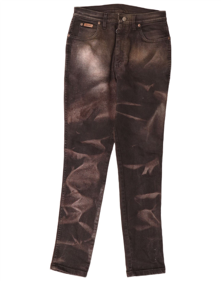 Damskie jeansy Wrangler W34 L32 Brown Tie Dye