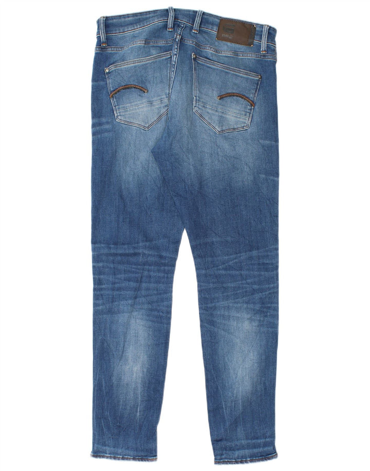Męskie jeansy Skinny G-Star Revend W31 L30 Niebieska bawełna