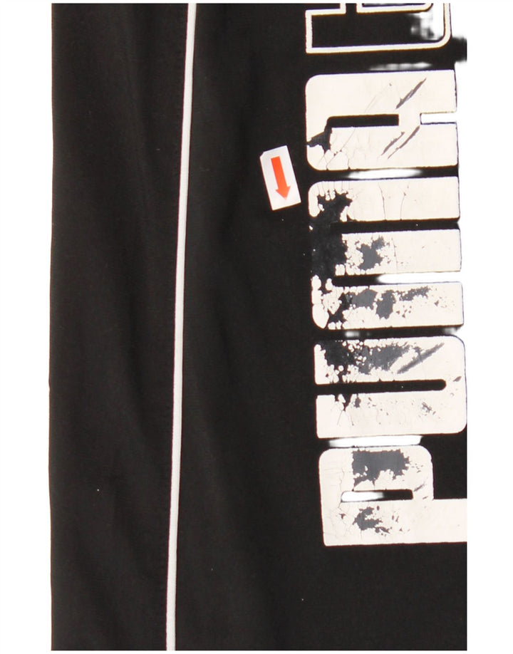 Chłopięce spodnie dresowe PUMA z grafiką, 13-14 lat XL, czarne