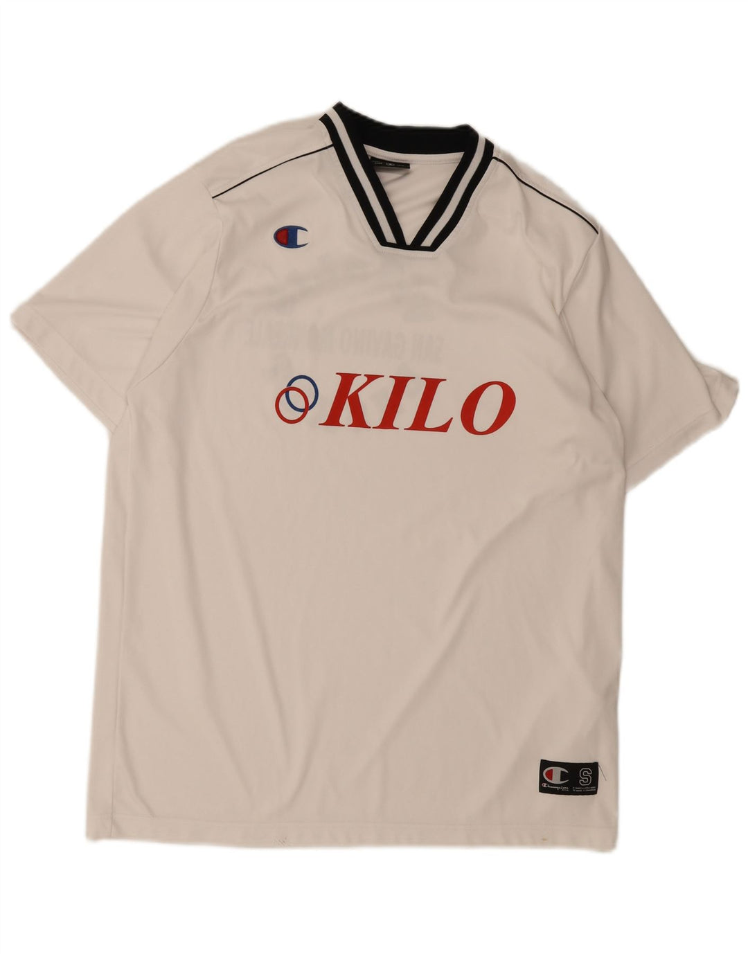 Męski T-shirt Champion z grafiką, mały, biały