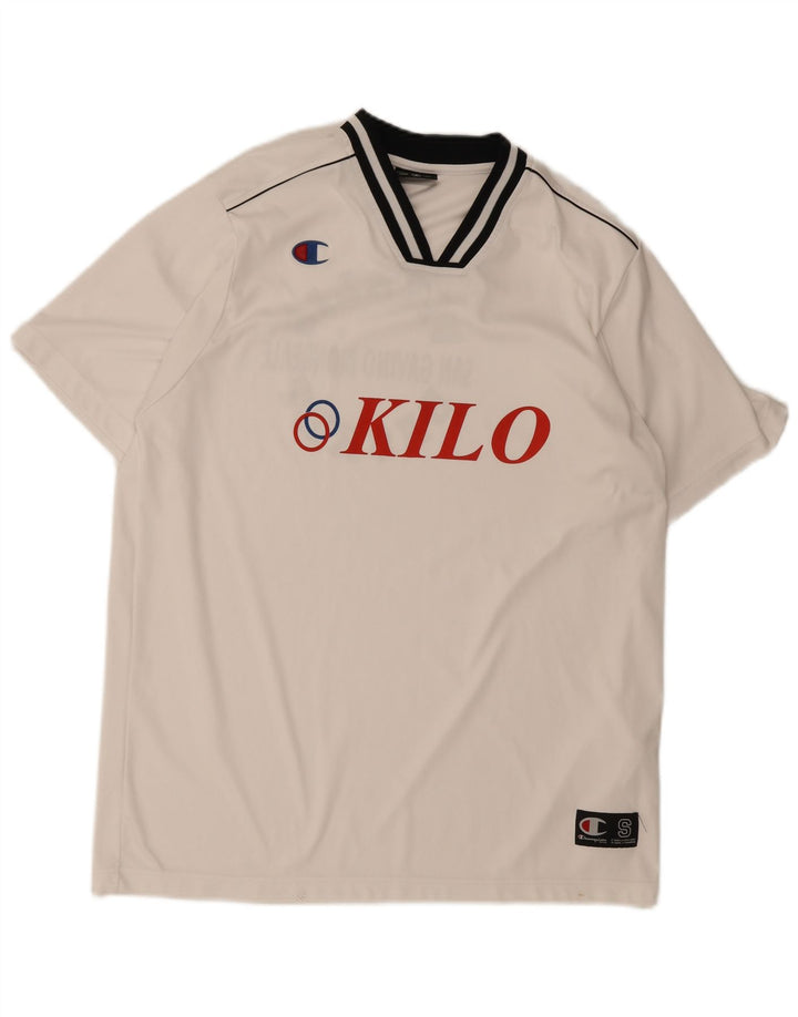 Męski T-shirt Champion z grafiką, mały, biały