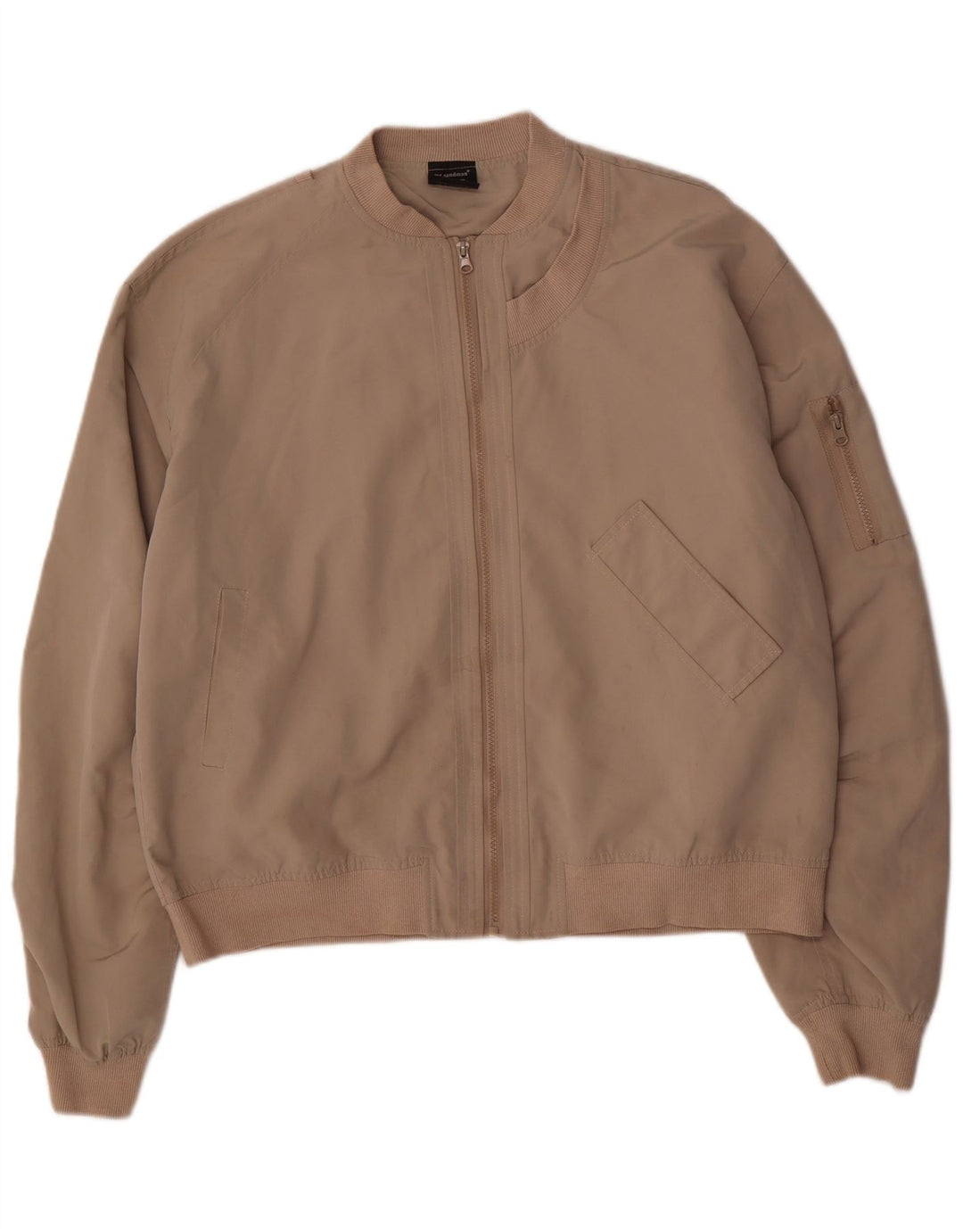 Vintage męska kurtka bomber UK 42 XL beżowa