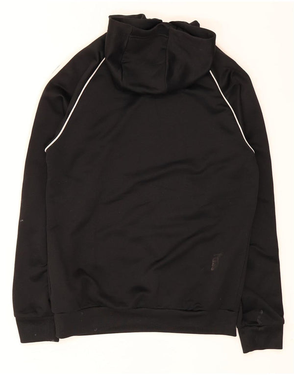 Adidas Mens Hoodie Jumper XS Black Polyester