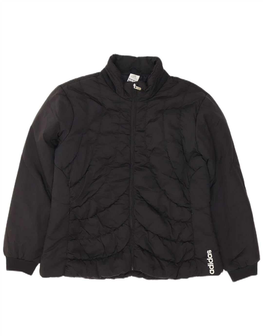 Damska ocieplana kurtka ADIDAS UK 22 3XL Czarny poliester
