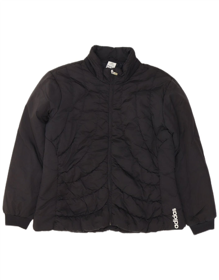 Damska ocieplana kurtka ADIDAS UK 22 3XL Czarny poliester
