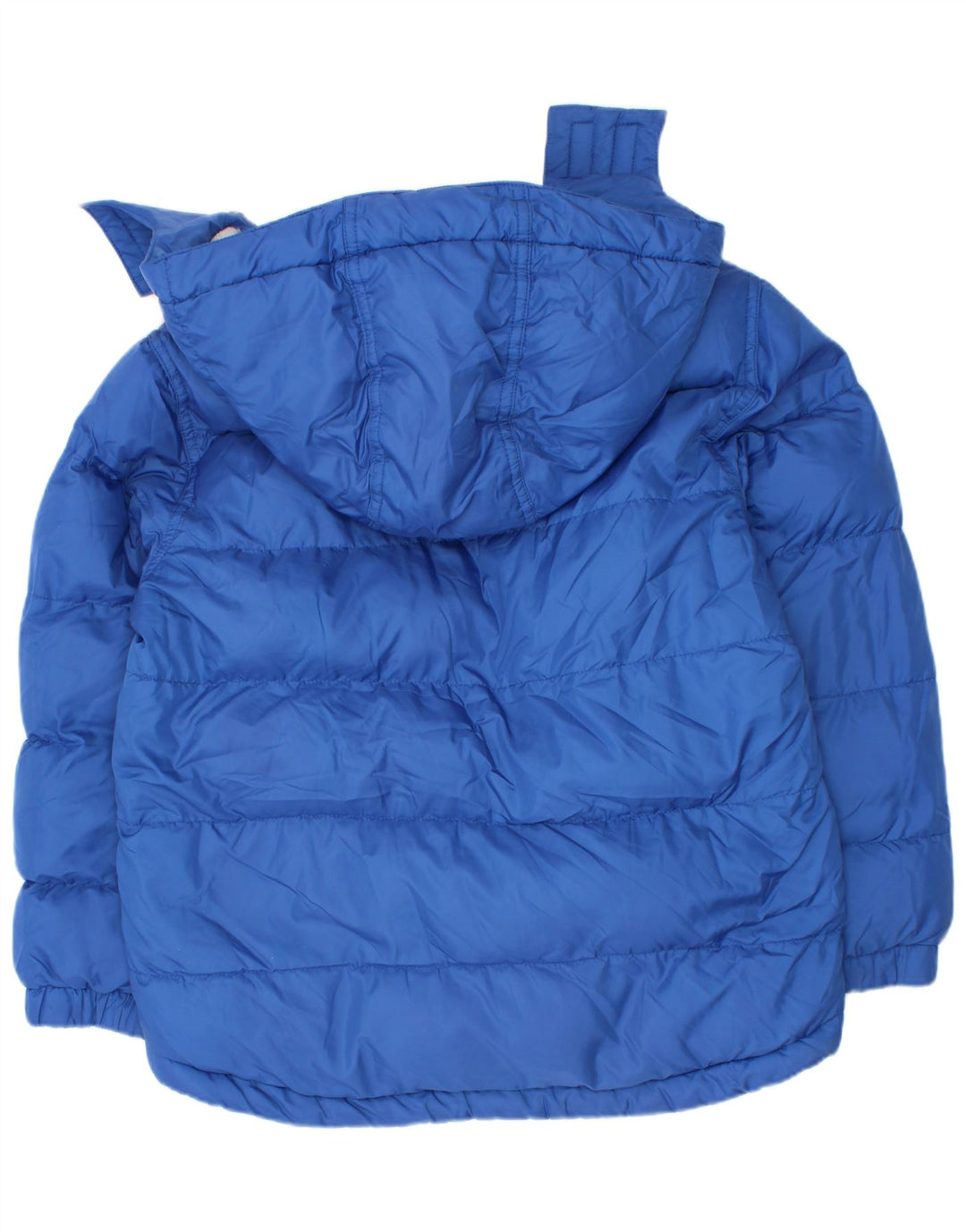 Chłopięca wyściełana kurtka z kapturem Timberland 7-8 lat, niebieski poliester