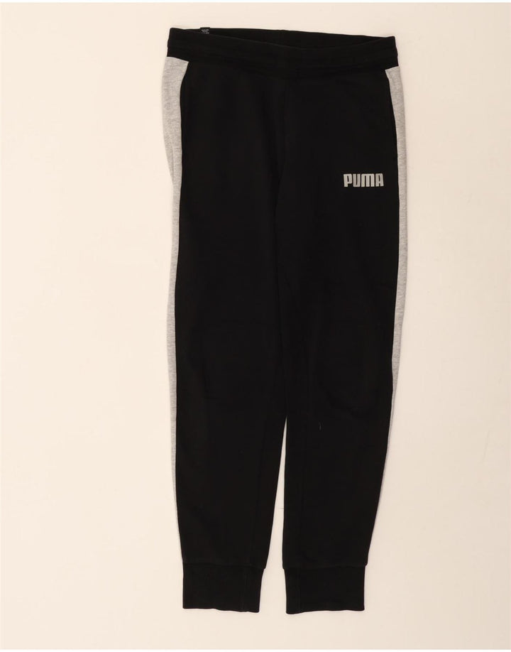 Damskie spodnie dresowe Puma Joggers UK 10 Small Black Colorblock