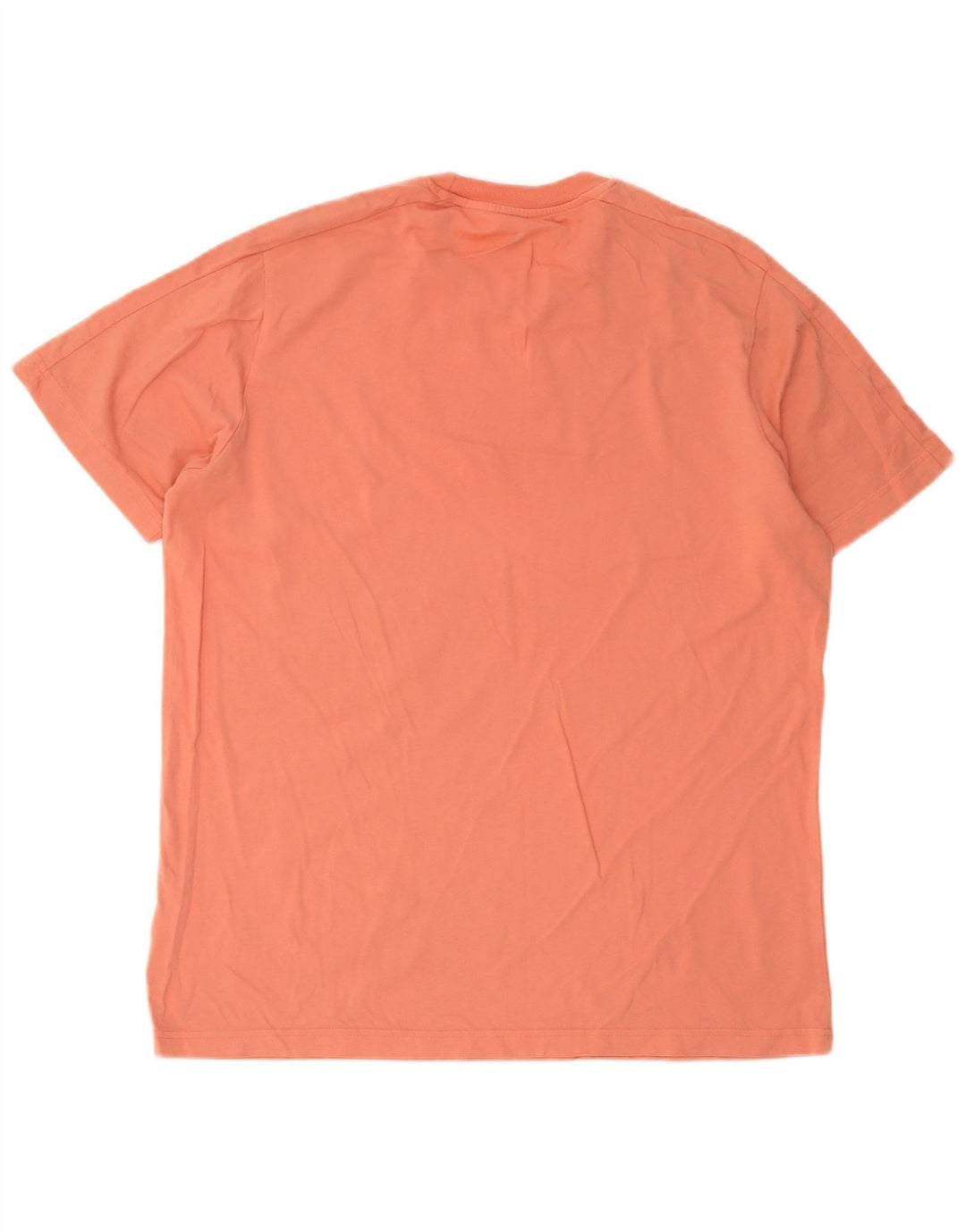 Adidas Męski T-shirt Top Duży Pomarańczowy Bawełniany