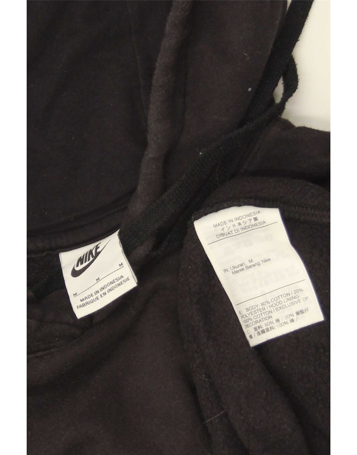 Męska bluza z kapturem Nike, średnia czarna, bawełniana