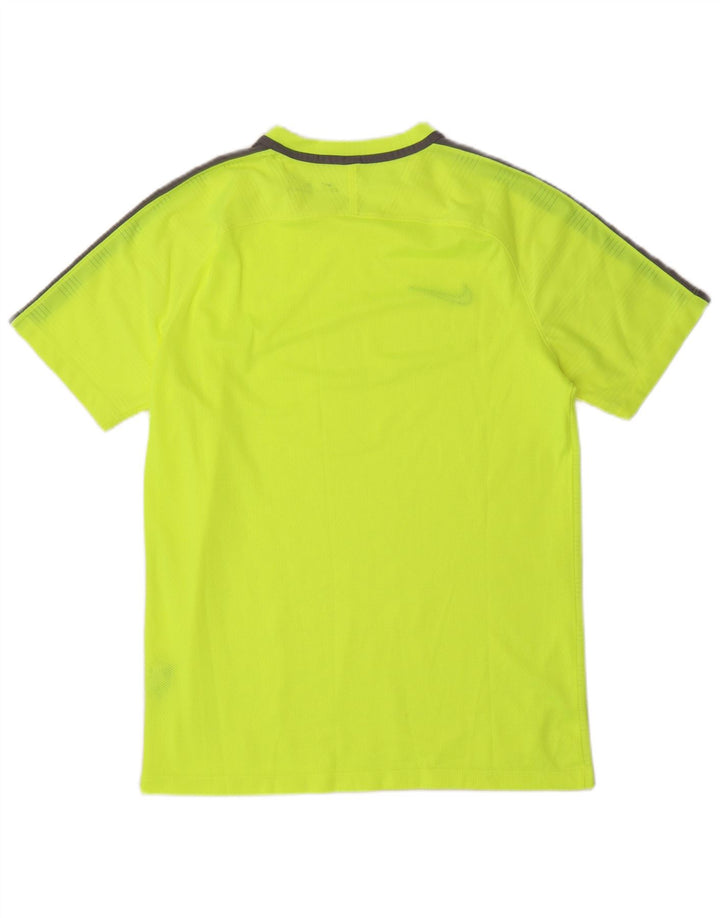 Męski T-shirt Nike Dri Fit, duży, zielony poliester z blokami kolorów