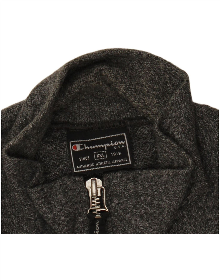 Męska kurtka dresowa Champion 2XL Szara nakrapiana