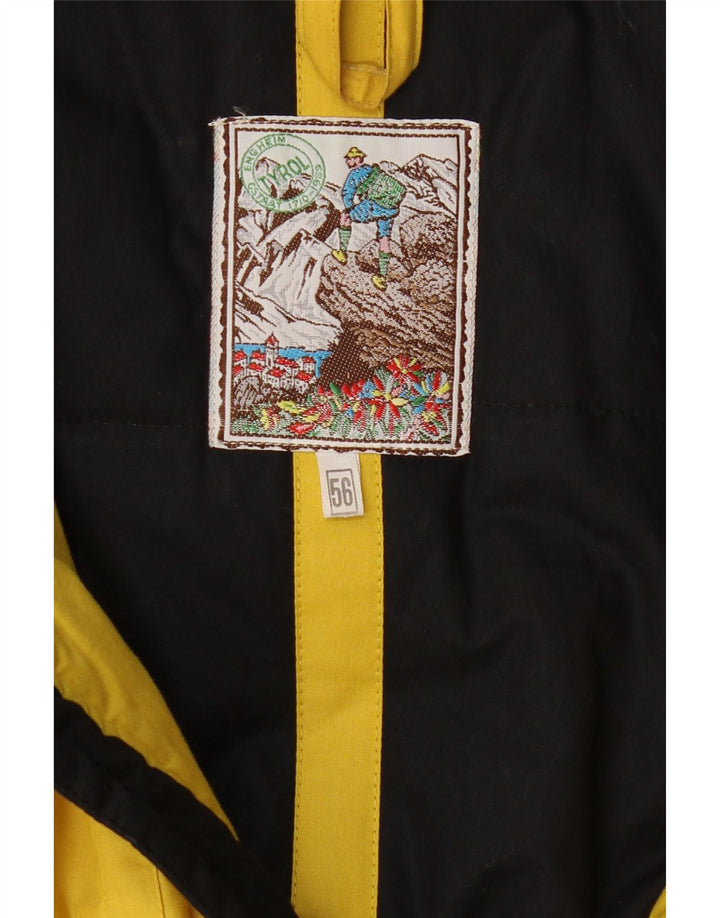 Męska kurtka typu oversize VINTAGE IT 56 3XL, żółta, bawełniana