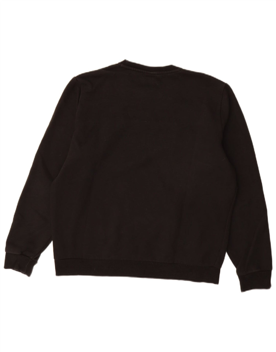Męski sweter z grafiką PUMA, duży, czarny, bawełniany
