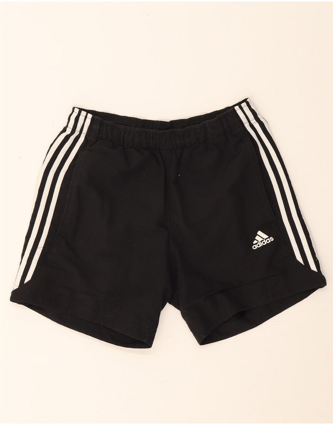 Damskie spodenki sportowe Adidas UK 8, małe, czarne, poliestrowe
