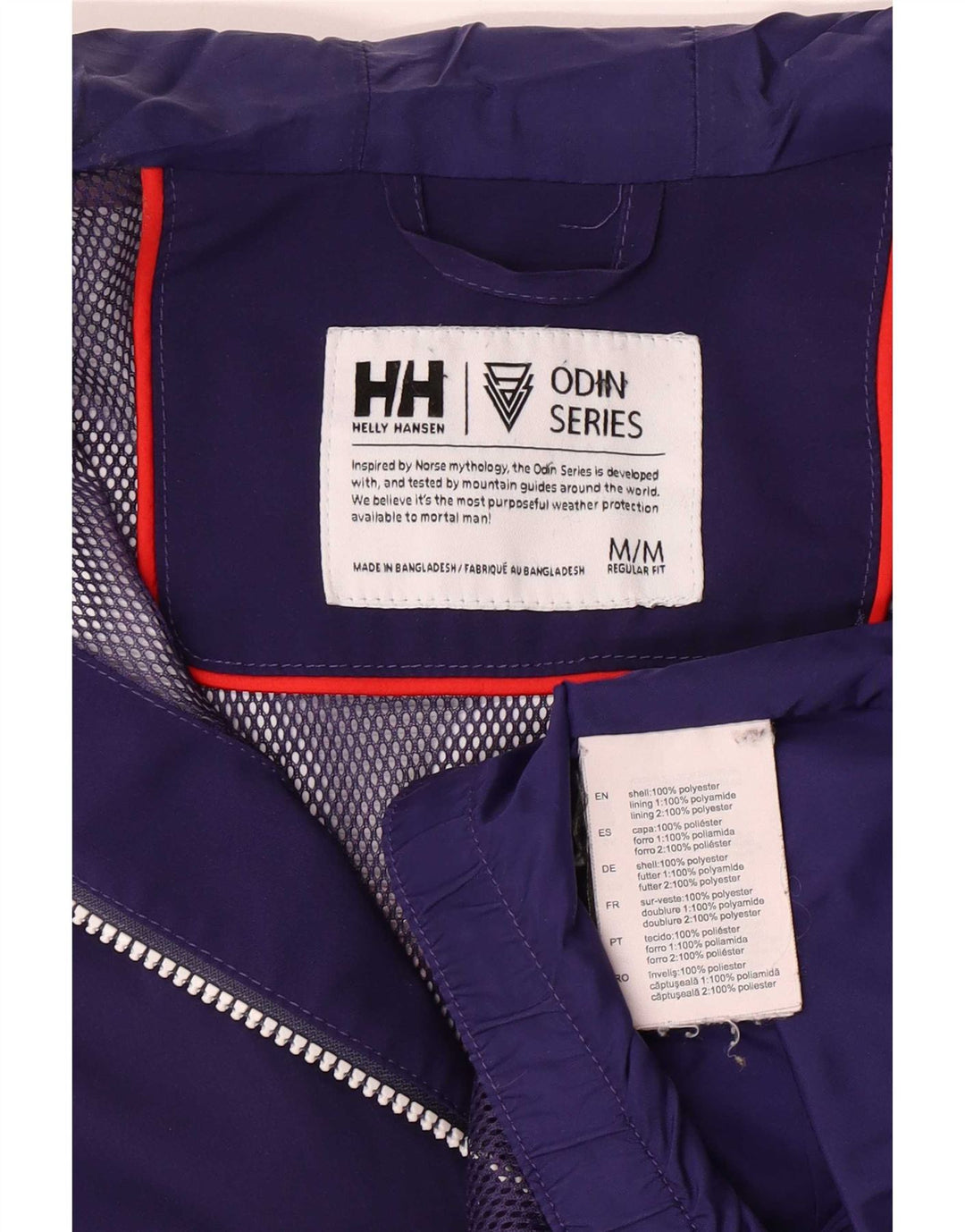 Helly Hansen Damska kurtka przeciwdeszczowa z kapturem UK 14 Średni Fioletowy Poliester