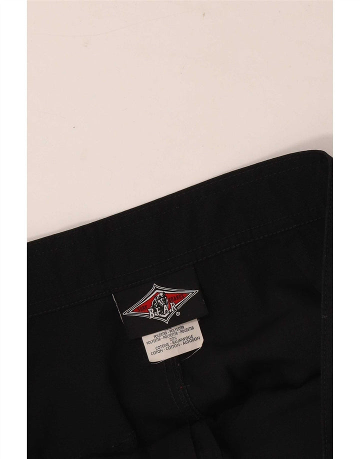 Męskie spodenki Chino Bear W34, duże, czarne, poliestrowe