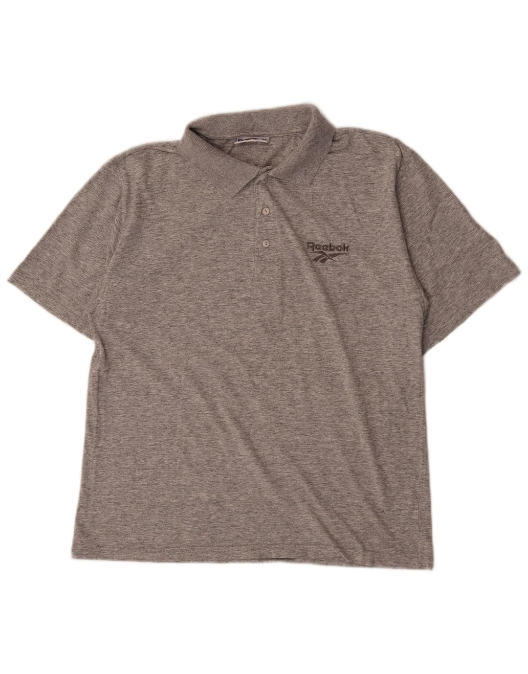 Męska koszulka polo Reebok, mała, szara, nakrapiana