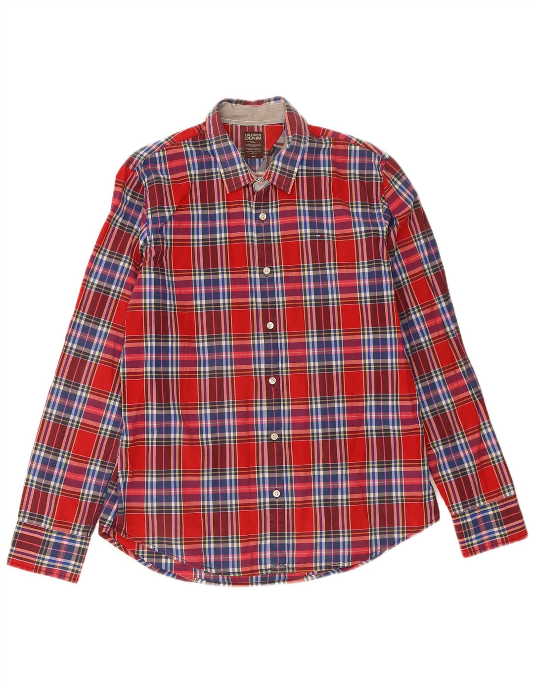 Koszula męska Tommy Hilfiger XL, bawełniana w czerwoną kratę